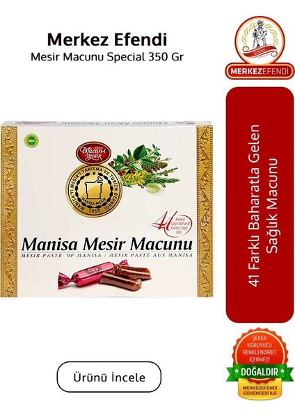 Merkez Efendi Mesir Macunu Şekeri Ikramlık 350GR