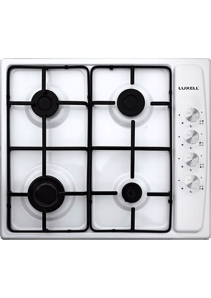 M6-40BF Emaye Ankastre Ocak Beyaz