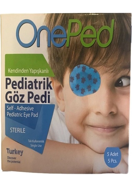 Kendinden Yapışkanlı Pediatrik Göz Pedi 5 Adet