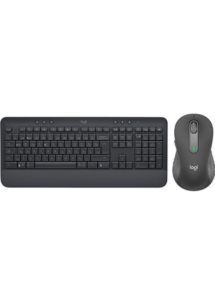 Signature K650 + M650 L Büyük Boy Siyah Kablosuz Klavye-Mouse Seti