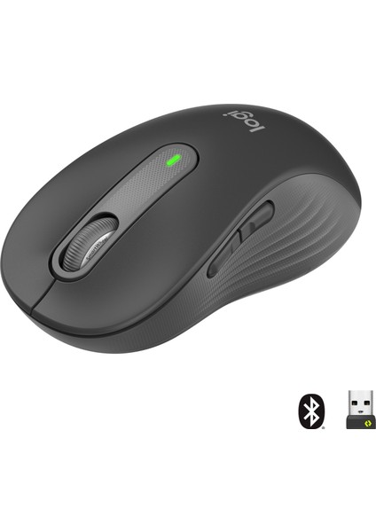 Signature K650 + M650 L Büyük Boy Siyah Kablosuz Klavye-Mouse Seti