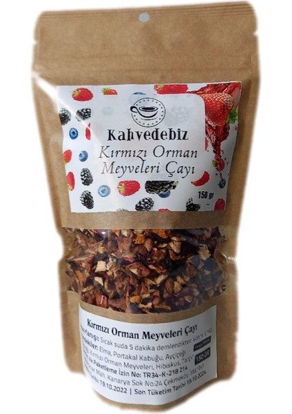 Kırmızı Orman Meyveleri Çayı 150 gr