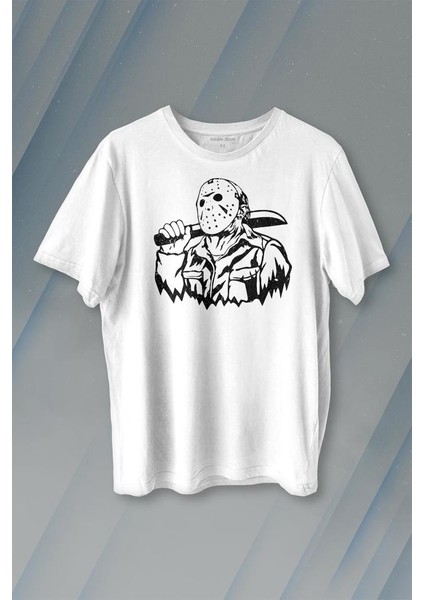 Jason 13. Cuma Korku Film Friday Baskılı Tişört T-Shirt