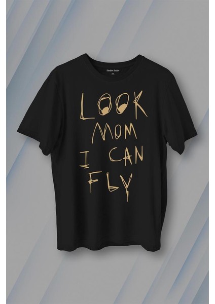 Look Mom I Can Fly Travis Scott Baskılı Tişört T-Shirt