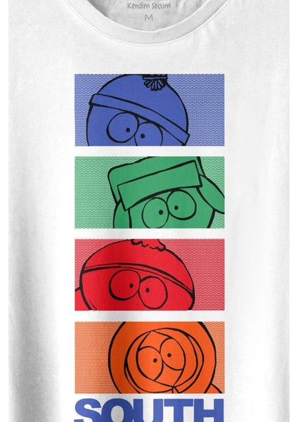 South Park Kenny Cartman Kyle Stan Dizi Film Baskılı Tişört T-Shirt fiyatları