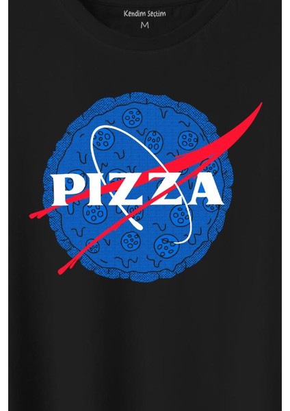 Pizza Nasa Uzay Ajansı Cosmos Astronot Baskılı Tişört T-Shirt fiyatları