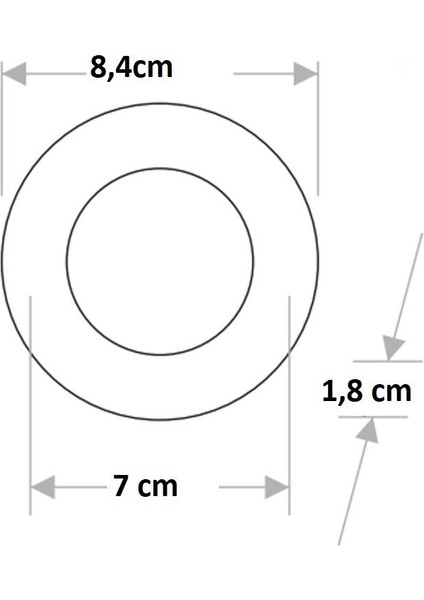 CT-5144 3W/6400K Alm. Panel LED ARMATÜR(BEYAZ-12ADET) Cata fiyatları