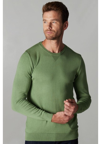 Slim Fit Dar Kesim Bisiklet Yaka Erkek Kazak fiyatları