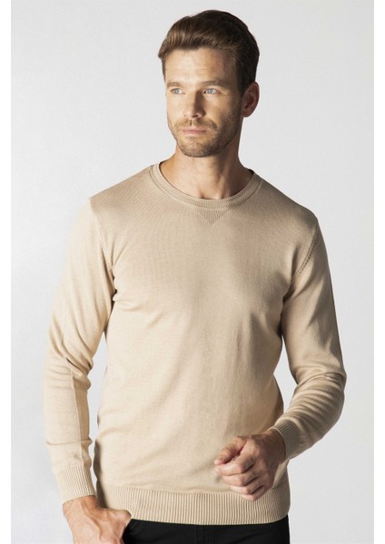 Slim Fit Dar Kesim Bisiklet Yaka Erkek Kazak fiyatları