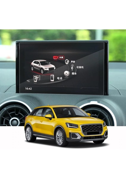 Audi Q2 2018 2020 7 Inç Navigasyon Temperli Ekran Koruyucu