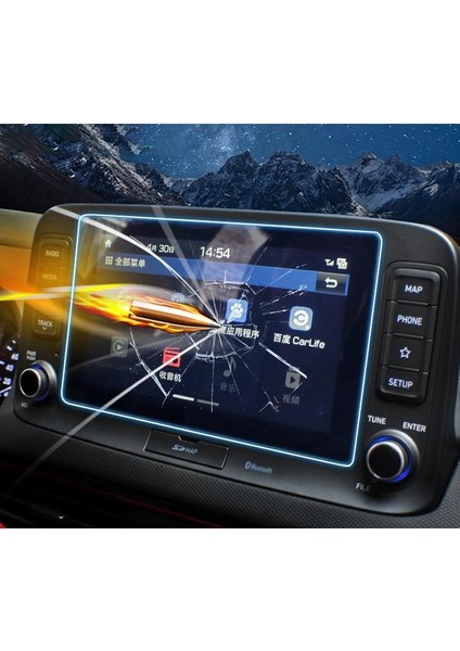 Hyundai Kona 2015-2020 Navigasyon Temperli Ekran Koruyucu