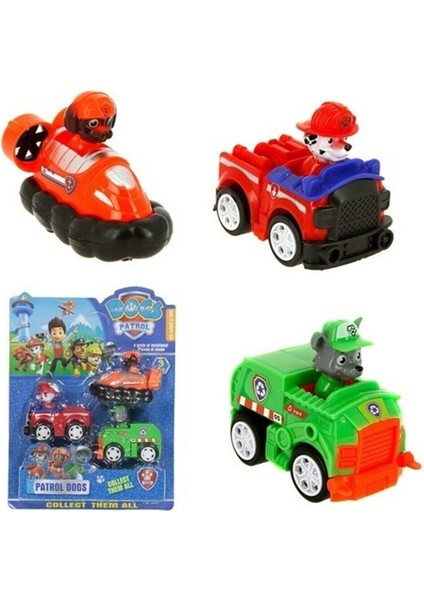 Paw Petrol 3 Lü Set