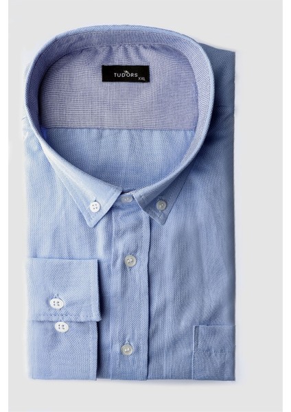 Büyük Beden Oxford Uzun Kollu Spor Erkek Gömlek fiyatları