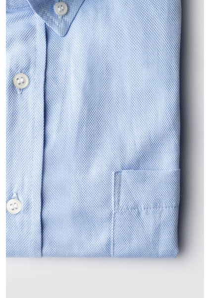 Büyük Beden Oxford Uzun Kollu Spor Erkek Gömlek modelleri