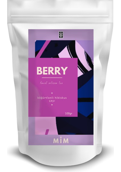 Mim Tea Berry Tea - Böğürtlenli Hibiskus Çayı 100 gr