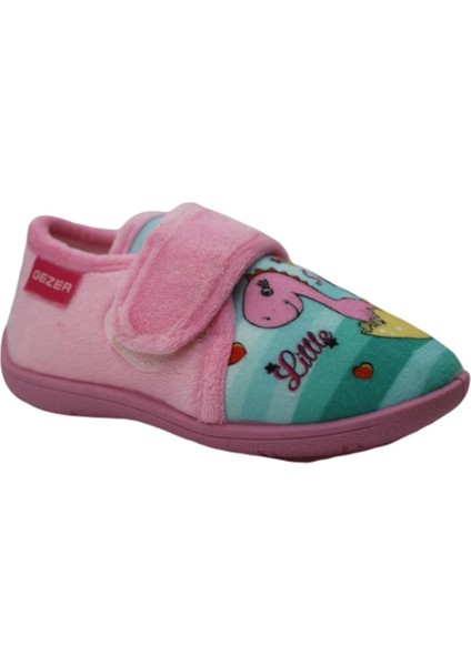 3094 Pembe-Mavi Anaokulu Kreş Ev Çocuk Panduf Ayakkabı
