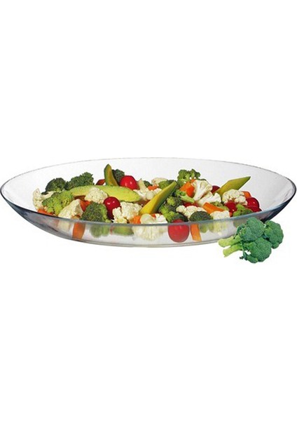 10358 Invitation Oval Kayık Tabak Orta