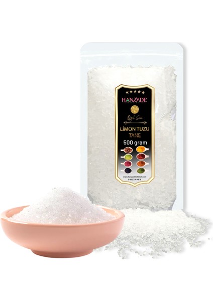 Limon Tuzu Tane Parça 500 gr