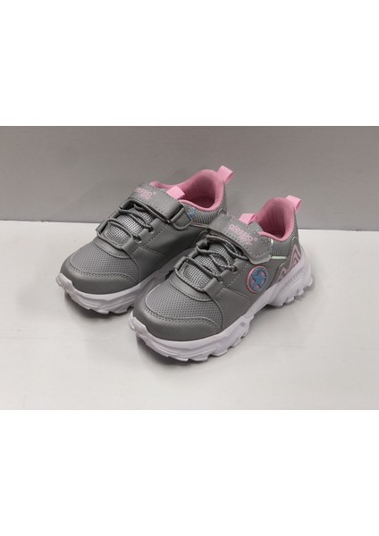 Yıldızlı Kız Çocuk Kalın Taban Kışlık Spor Sneakers Ayakkabı