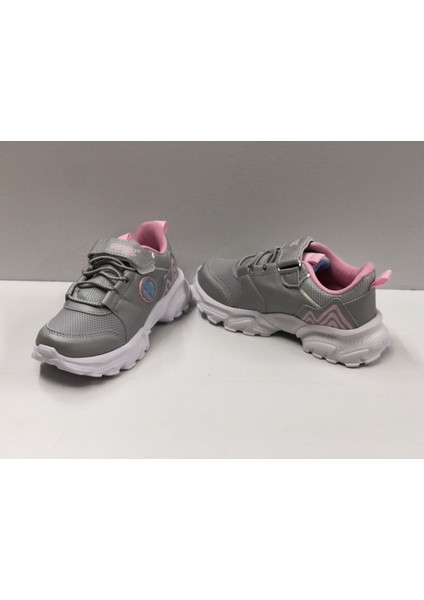 Yıldızlı Kız Çocuk Kalın Taban Kışlık Spor Sneakers Ayakkabı