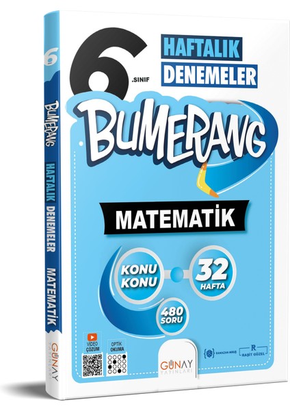 Bumerang 6. Sınıf Haftalık Denemeler Matematik (2022-2023)