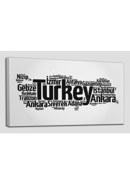 Iller Isimli Dekoratif Kanvas Tablo 1233