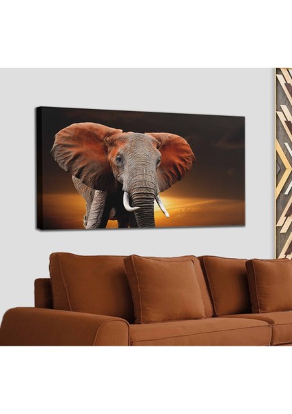 Fil Dekoratif Kanvas Tablo 1167