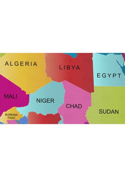 Dünya Haritası Dekoratif Kanvas Tablo 1098 modelleri