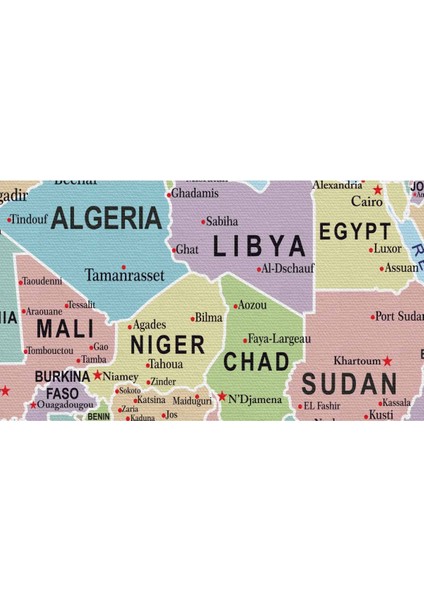 Dünya Haritası Kanvas Tablo Son Derece Detaylı Dekoratif OKYANUSLU-2013 modelleri