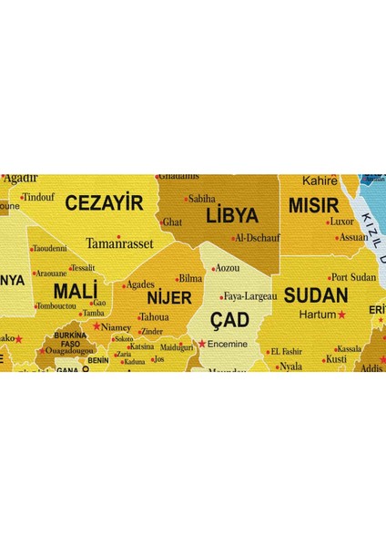 Ahşap Görünümlü Türkçe Dünya Haritası Sembollü Eğitici ve Öğretici Dekoratif Kanvas Tablo 2949 modelleri