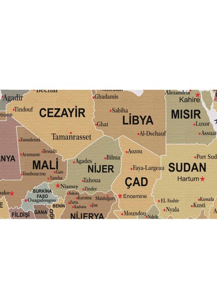 Ahşap Görünümlü Türkçe Dünya Haritası Son Derece Ayrıntılı Eğitici ve Dekoratif Kanvas Tablo 2991 modelleri