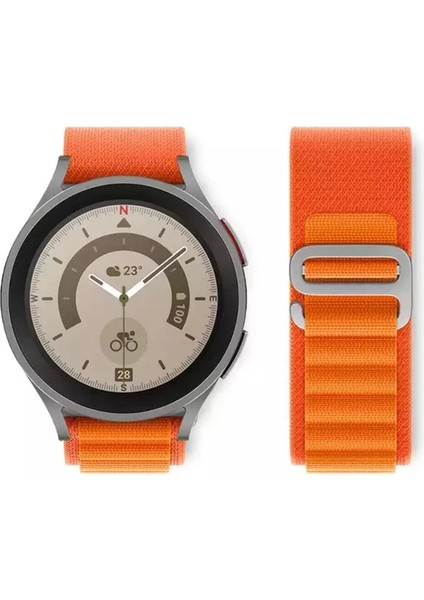 Amazfit Bip - Bip Lite - Bip U Pro-Bip 3 - Bip 3 Pro (20MM) Hasır Kordon Kayış Apline Model