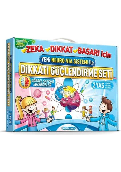 Adeda Yayıncılık Dikkati Güçlendirme Seti 2 Yaş