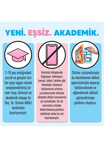 Adeda Yayıncılık Dikkati Güçlendirme Seti 2 Yaş