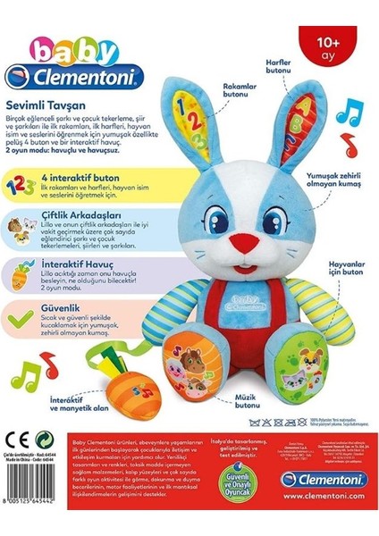 Baby Clementoni Sevimli Tavşan fiyatları