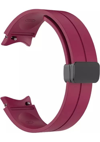 Samsung Galaxy Watch 4 40MM / 44MM Uyumlu Magnetic Klipsli Premium Kordon Kayış