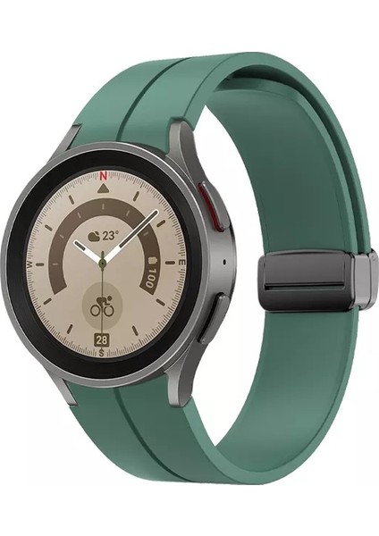 Samsung Galaxy Watch 5 Pro Uyumlu Magnetic Klipsli Premium Kordon Kayış fiyatları