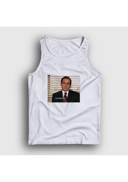 Unisex Beyaz Dead Inside Michael Scott The Office Atlet