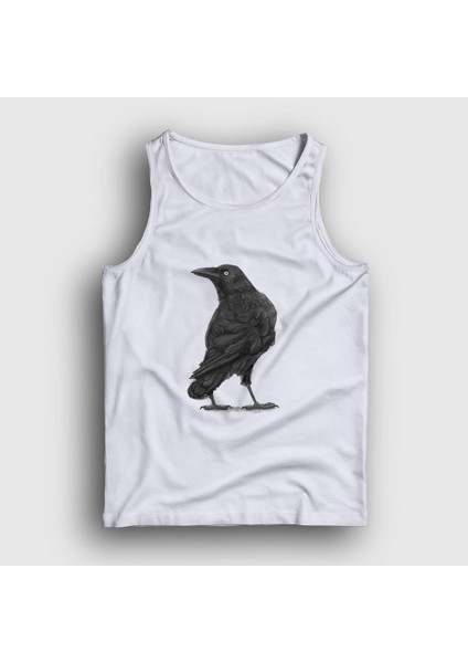 Unisex Beyaz Raven Kuzgun Atlet