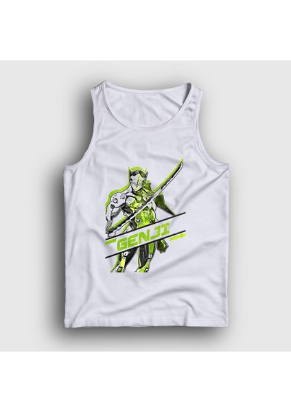 Unisex Beyaz Genji Oyun Overwatch Atlet