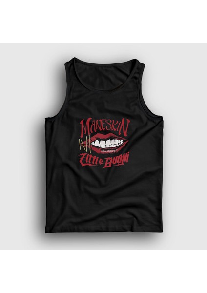 Unisex Siyah Zitti E Buoni Band Maneskin Atlet