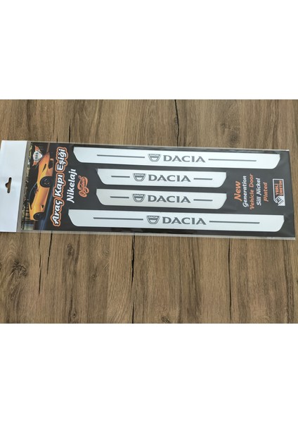 Dacia Solenza Özel Kapı Eşik Yazısı Krom