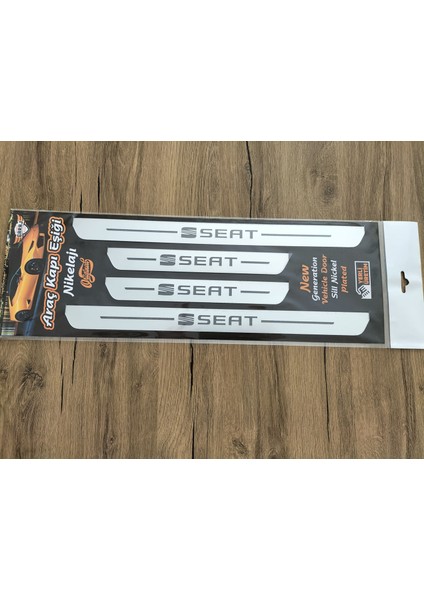 Seat Marbella Özel Kapı Eşik Yazısı Krom