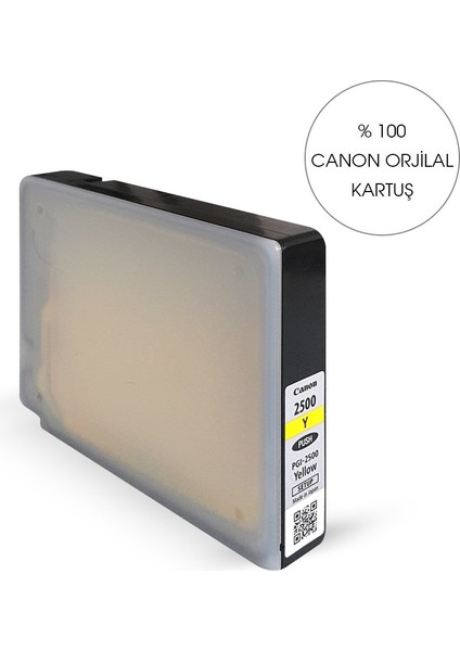 Orijinal Canon Pgı 2500 Sarı Kartuş - Maxify Ib 4050/ MB 5050 / MB5350