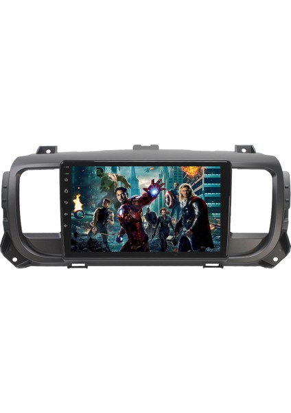 Citroen Jumpy Android 12 Kablosuz Carplay Navigasyon Multimedya Ekran Teyp - MY-0609W-CİTROEN Jumpy