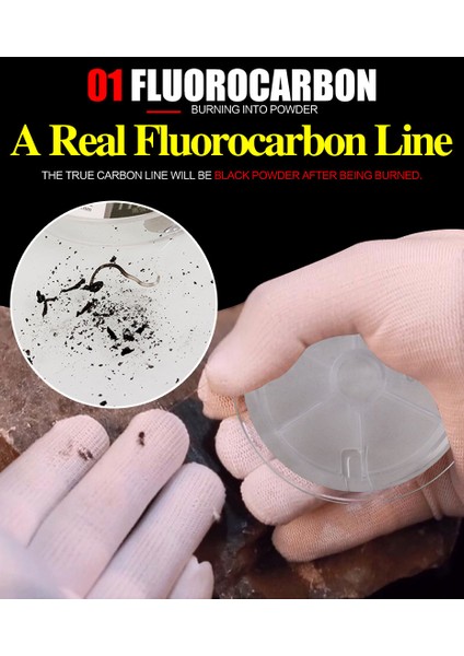 Dorısea Topcarbon %100 Fluorocarbon-0.34 Mm, 100 Metre, 9.20 kg Çeker
