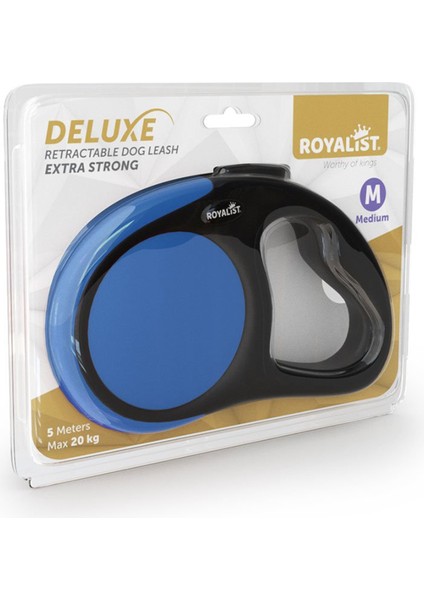 Deluxe Extra Strong Otomatik Köpek Gezdirme Tasması Medium 5m