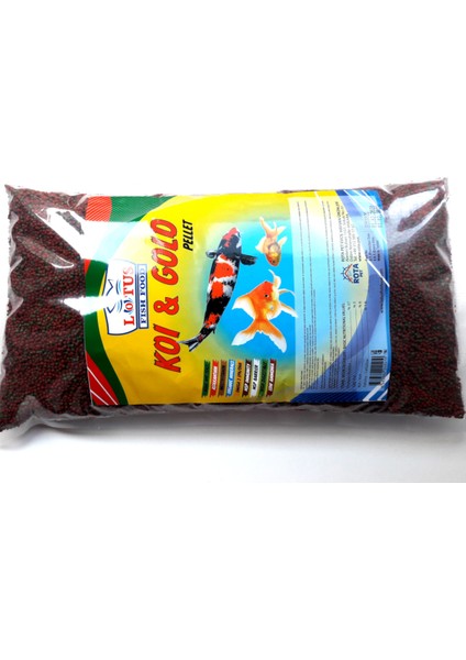 Koi Gold Mix Pellet Kajero 860GR Topçuk Poşet Japon Balık Yemi