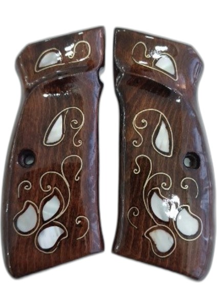 CZ75 Kabze Lazer Kesim Kabze Ceviz Ağacı Kabze Cz 75 Kabze 1