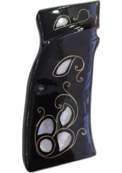 CZ75 Kabze Lazer Kesim Kabze Ceviz Ağacı Kabze Cz 75 Kabze 4